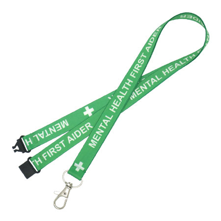PrintPeel&Stick Mental Health First Aider lanyard